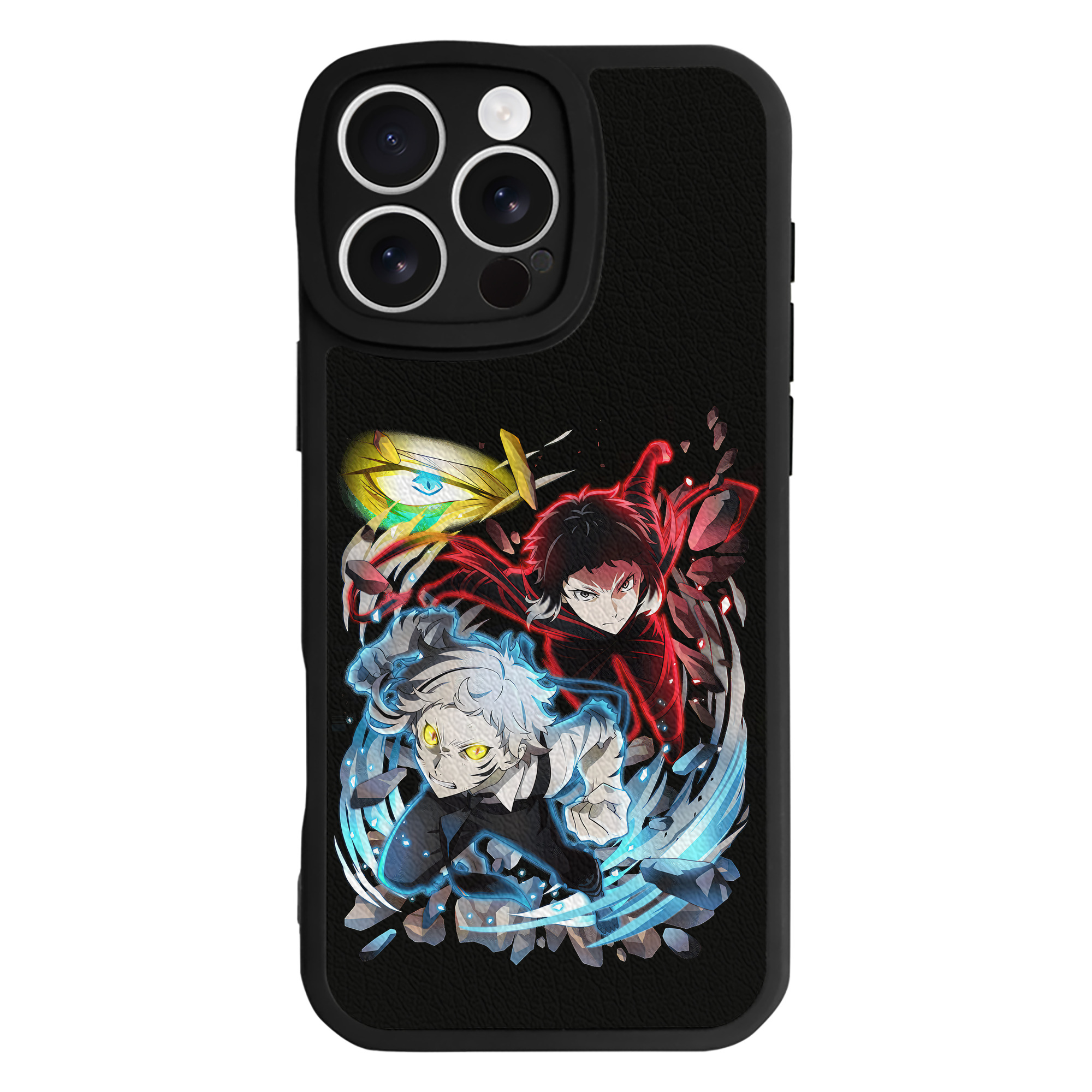 （画像用） 文豪ストレイドッグス Bungo Stray Dogs 【iPhone 16シリーズ対応】シリコンスマホケース（レザー調） 材質：シリコン